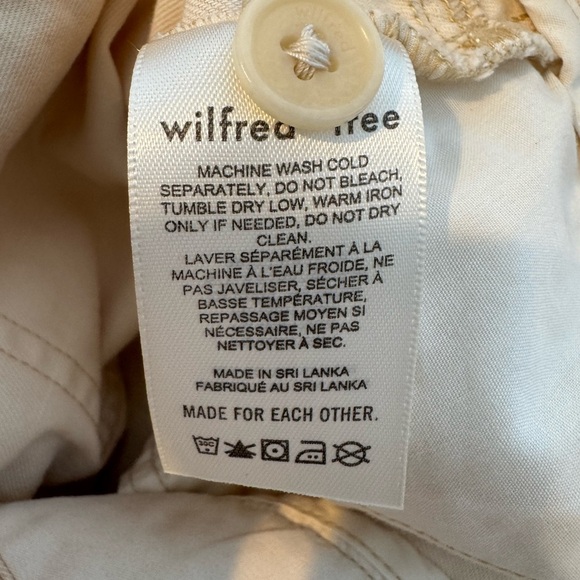 Artizia Wilfred Free High Waist Barrel Pants Ankle Snap Size 8 - Picture 9 of 10